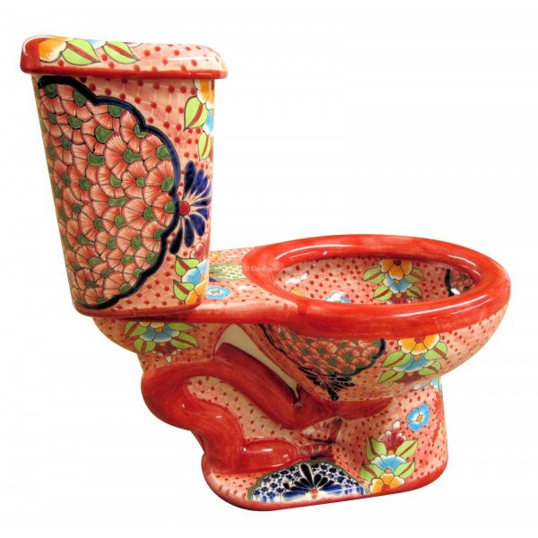 Talavera Toilet Set Ixtapa